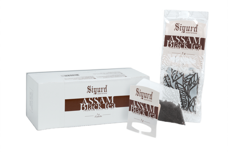 Чай пакет. на чайник SIGURD BLACK ASSAM черный АССАМ 5г