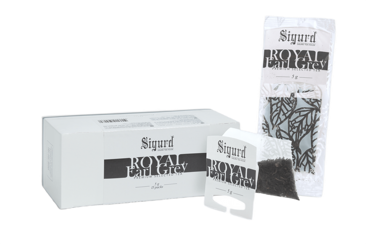 Чай пакет. на чайник SIGURD ROYAL EARL GREY королевский Эрл Грей 5г