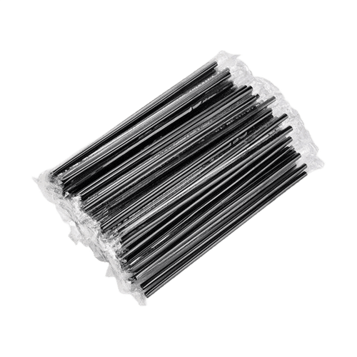 Трубочка cоломка в индивидуальной упаковке 5х210 мм. (250 шт./уп.)