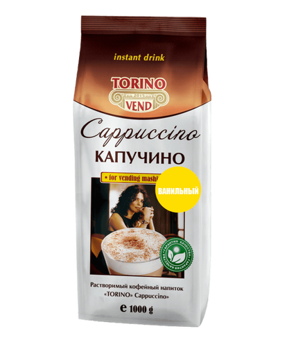 Кофейный напиток «Капучино» TORINO Ваниль 1000 гр.